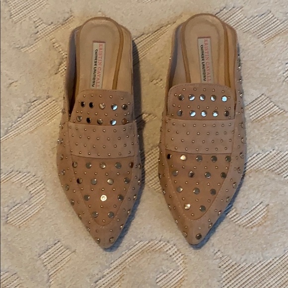 kristin cavallari charlie studded loafer mule